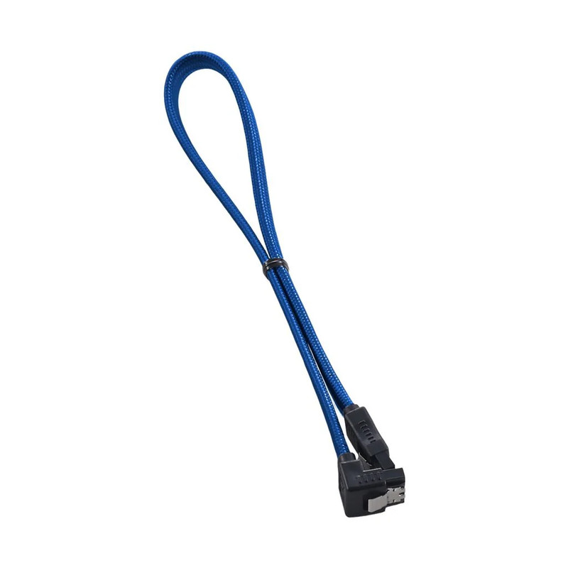 CableMod - ModFlex 180° SATA Cable 30cm - Blue - كابل